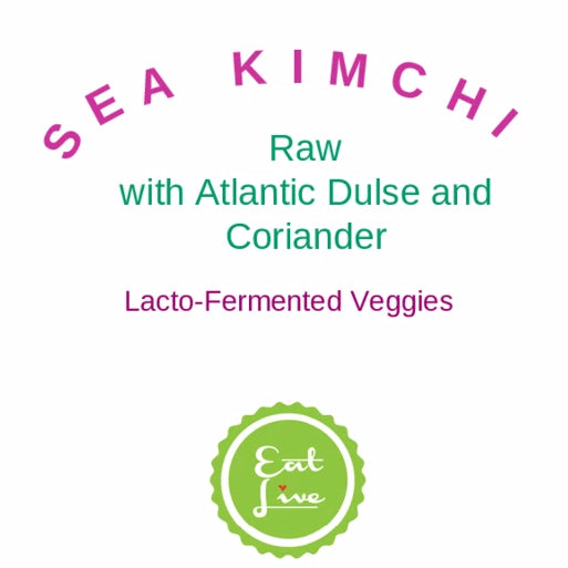 Eat Live Sea Kimchi with Atlantic Dulse and Coriander 
